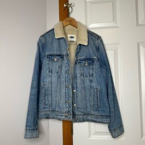 Sherpa Lined Jean Jacket